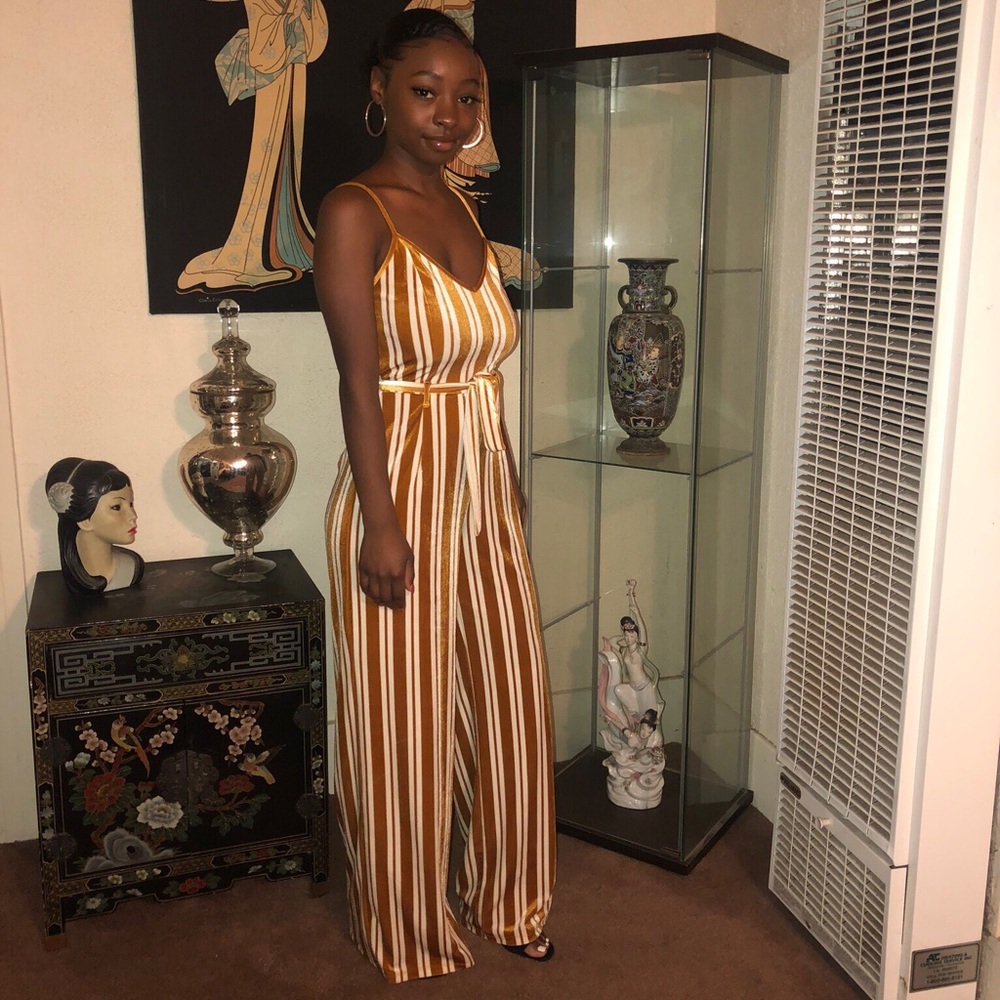 Striped Jumpsuit